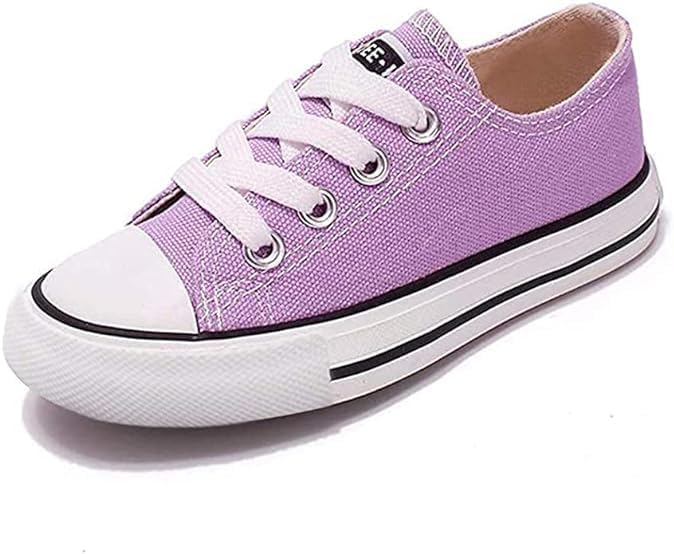 Girl's Canvas Sneakers Casual Style Back to School Shoes - S0024