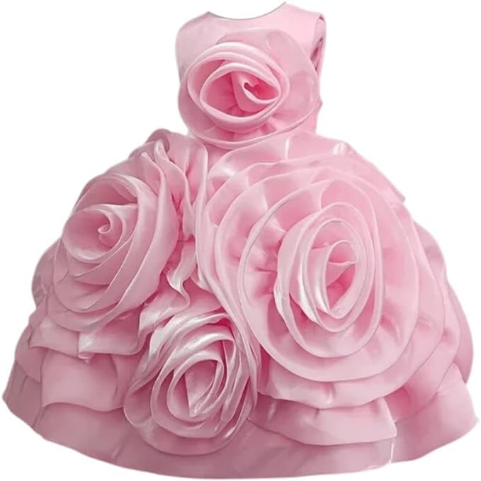 Rose and Lace Princess Dress - G0107