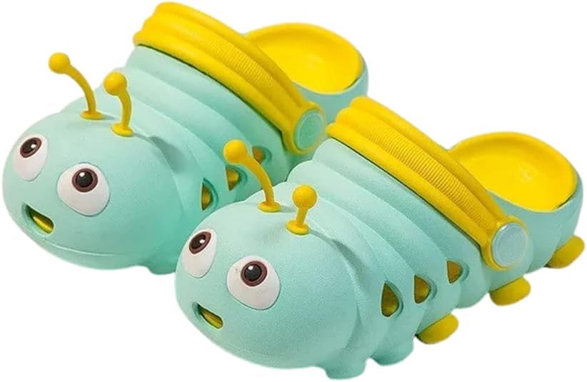 Toddler Girls and Boys Sandals Cartoon Caterpillar Non-Slip Water Clogs - S0065