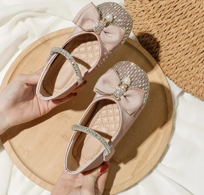 Toddler Mary Jane Shoes for Girls Wedding Birthday - S0066