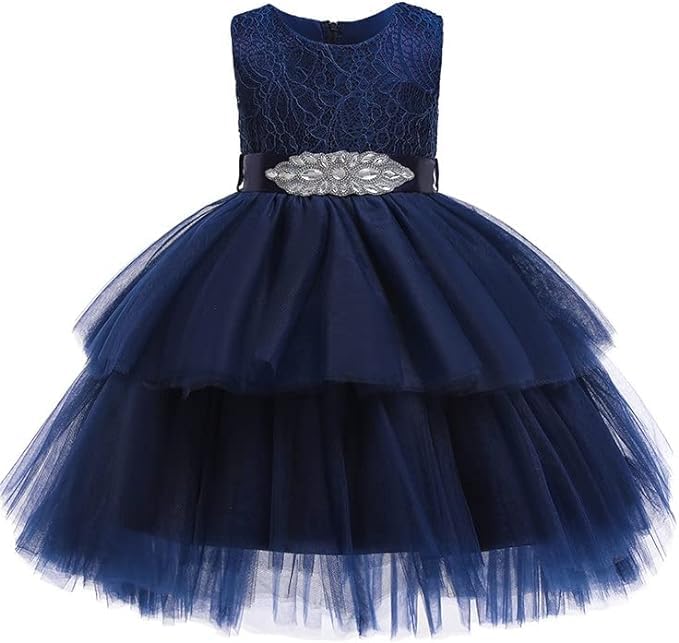 Princess Dress in Layered Tulle and lace for Special Occasions