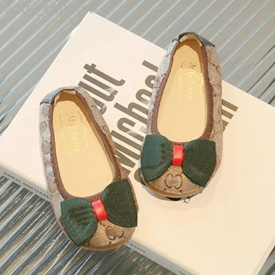 Girls Princess Shoes Flat Ballerinas Soft Sole Party Dance - S0042