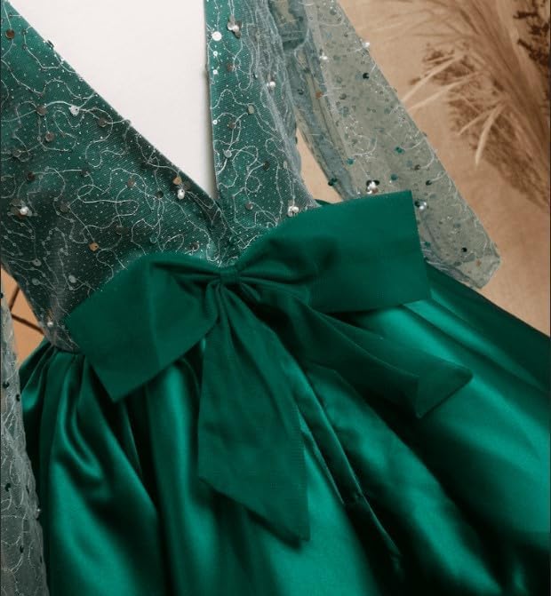 Sparkling Satin Princess Dress - G0121