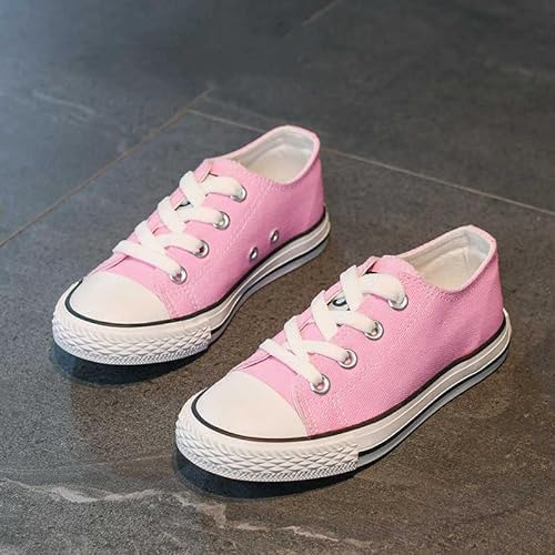 Girl's Canvas Sneakers Casual Style Back to School Shoes - S0024