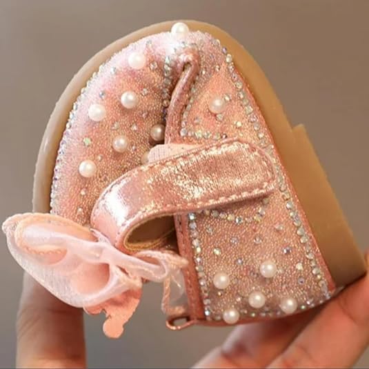 Princess shoes for girls Sequin Mary Jane shoes - S0059