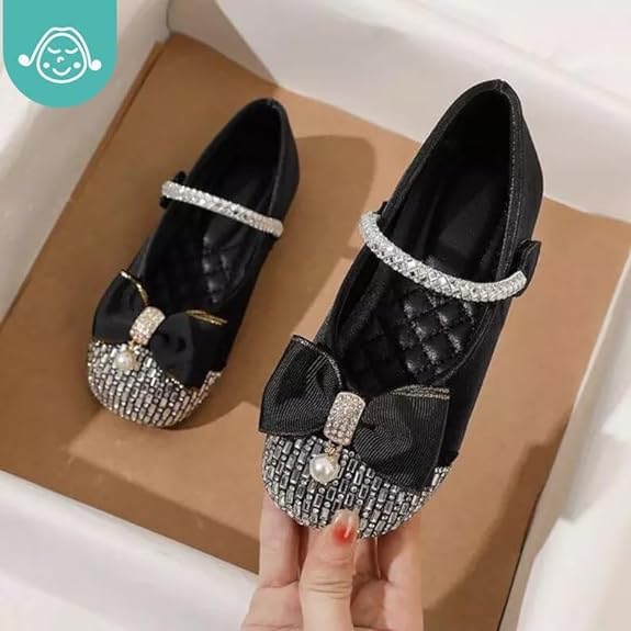 Toddler Mary Jane Shoes for Girls Wedding Birthday - S0066