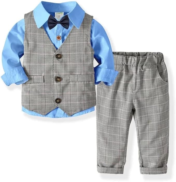 Boys Prince of Wales Vest and Pants Set - B0013