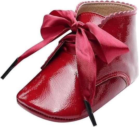 Baby Girls First Walker Shoes Lace Up Winter Fall - S0010