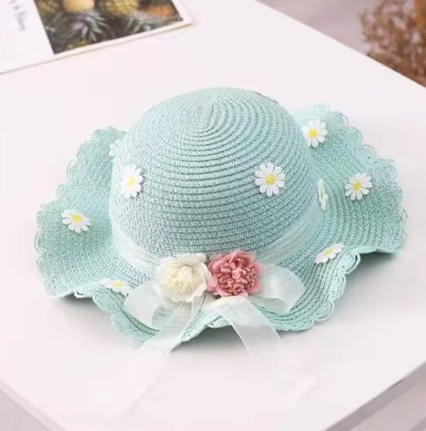Braided Straw hat and Bag for Girls Summer 2024