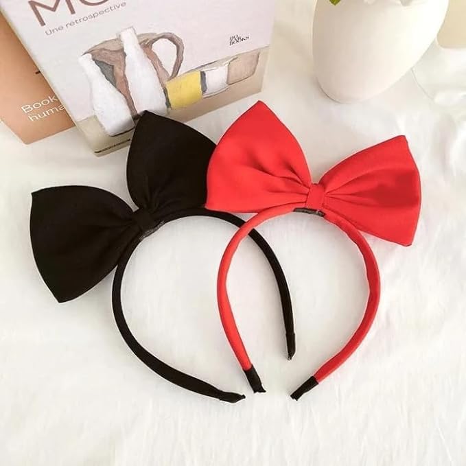 Lace bow headband for girls