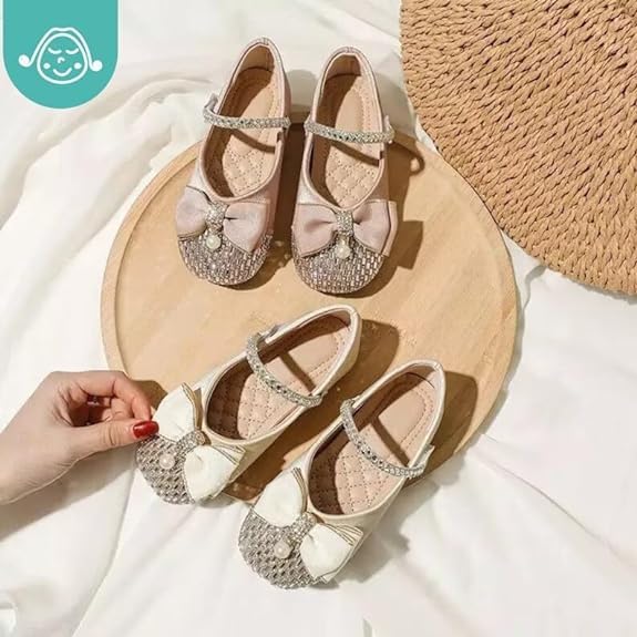 Toddler Mary Jane Shoes for Girls Wedding Birthday - S0066