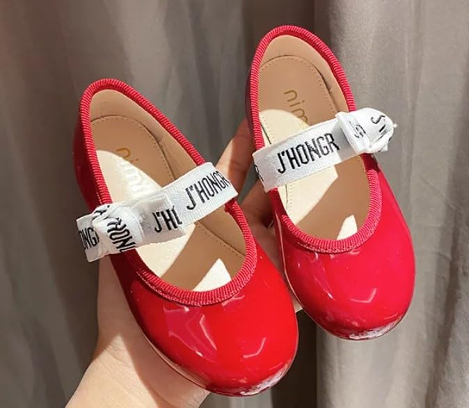 Ballerina Flats for Girls Casual Shoes Wedding Back to School - S0012