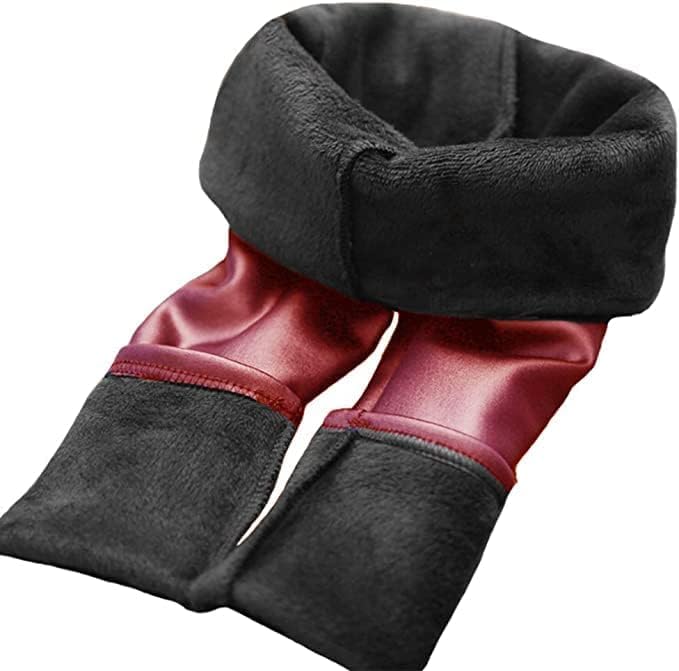 Girls' Winter Faux Leather Leggings - G0076