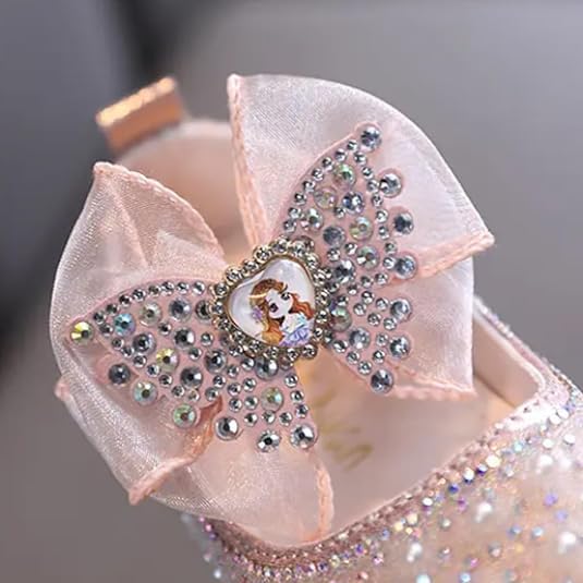 Princess shoes for girls Sequin Mary Jane shoes - S0059