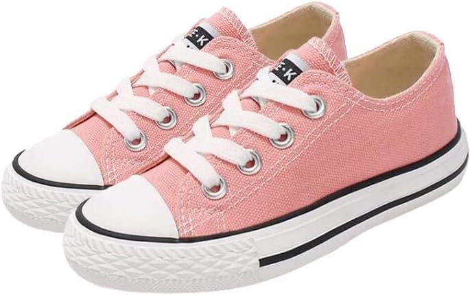 Girl's Canvas Sneakers Casual Style Back to School Shoes - S0024
