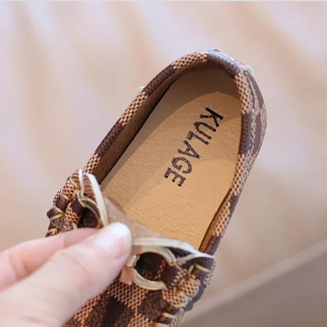 Boys Casual Dress Shoes Toddler Loafers Slip-On Flat Sole - S0019