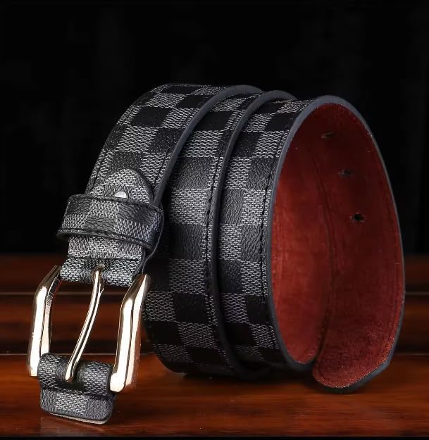 Trendy Checkered Men's Belt