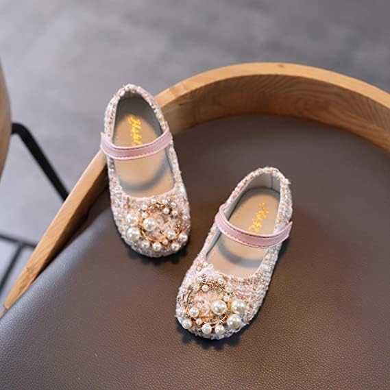 Princess Shoes with Pearls for Girls Mary Jane Style - S0060