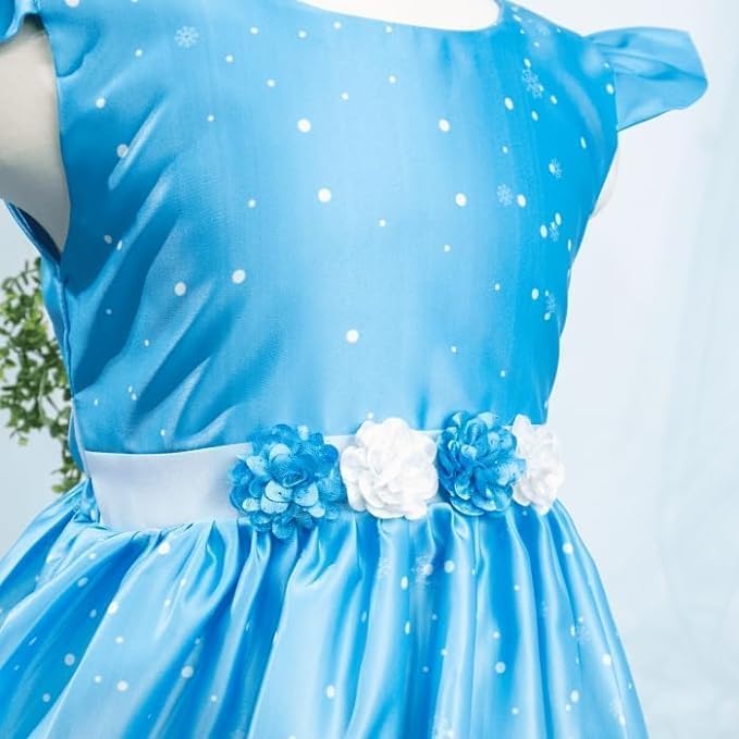 Girl's Elsa and Anna Themed Dress Knee-Lenght Halloween, Birthday - G0041