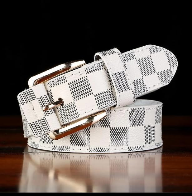 Trendy Checkered Men's Belt