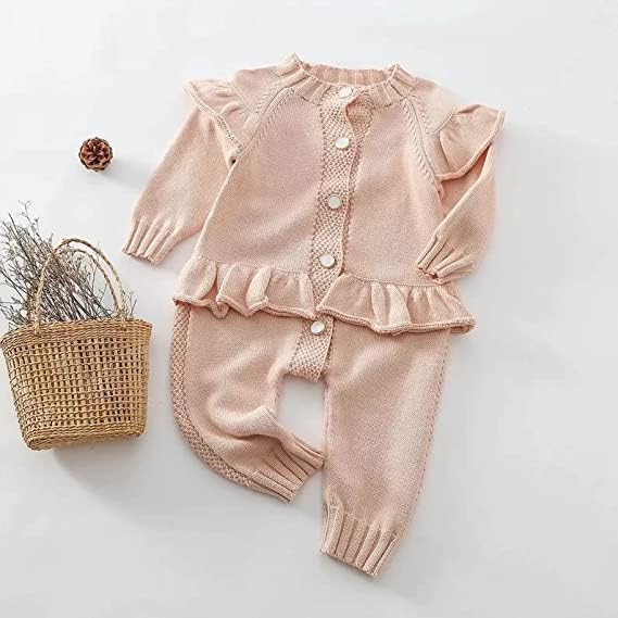 Unisex newborn long sleeve wool romper winter clothes - G0135