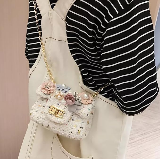Girl's Flower Mini Handbags Small Crossbody Bag