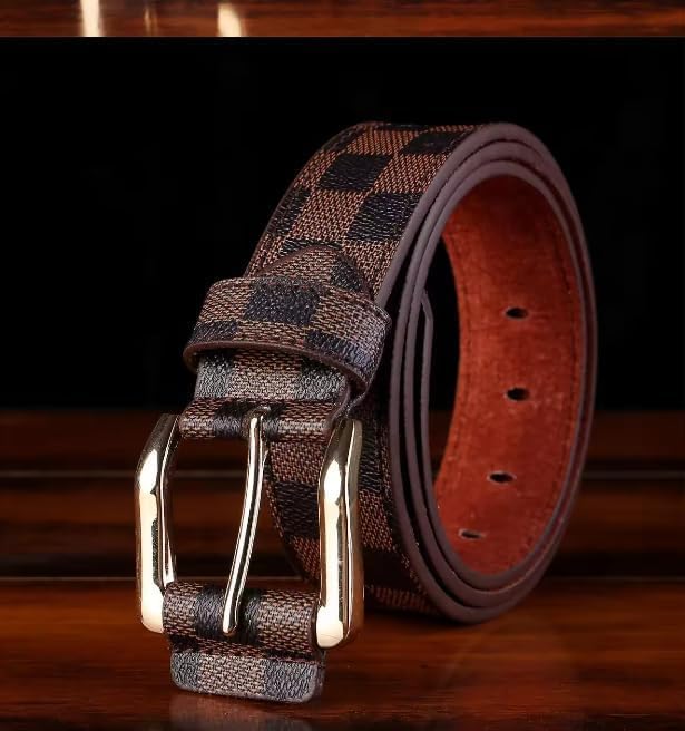 Trendy Checkered Men's Belt