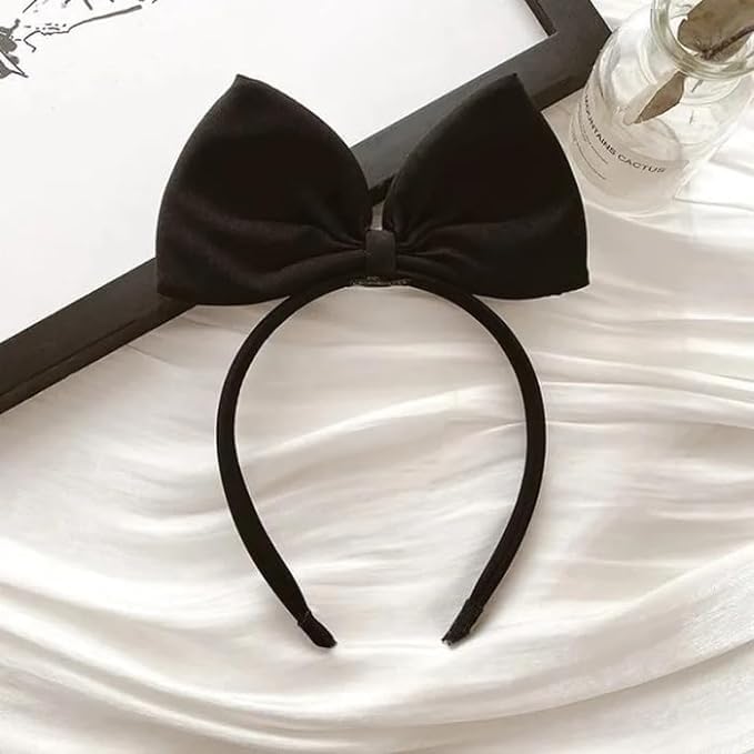 Lace bow headband for girls