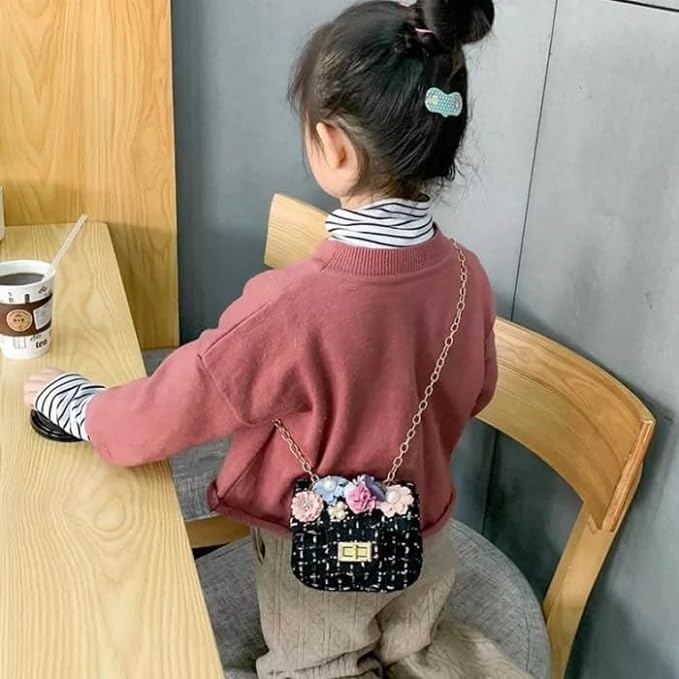 Girl's Flower Mini Handbags Small Crossbody Bag