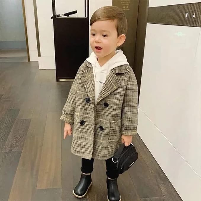 Boys' Winter Wool Coat - B0025