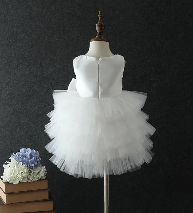 Short tulle layered party dress for girls - G0117