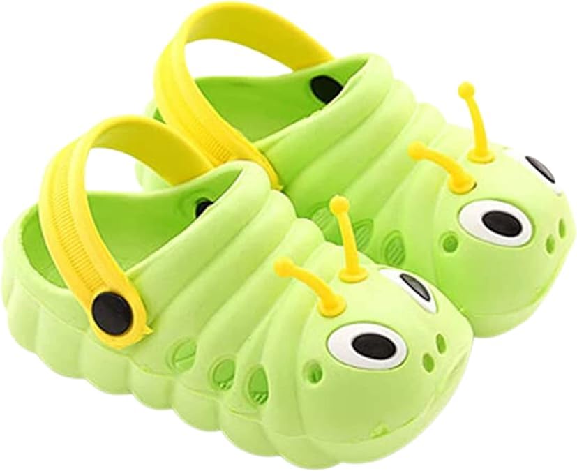 Kid's Lightweight Cute Caterpillar Clogs | Non-Slip, Water-Resistant - S0048