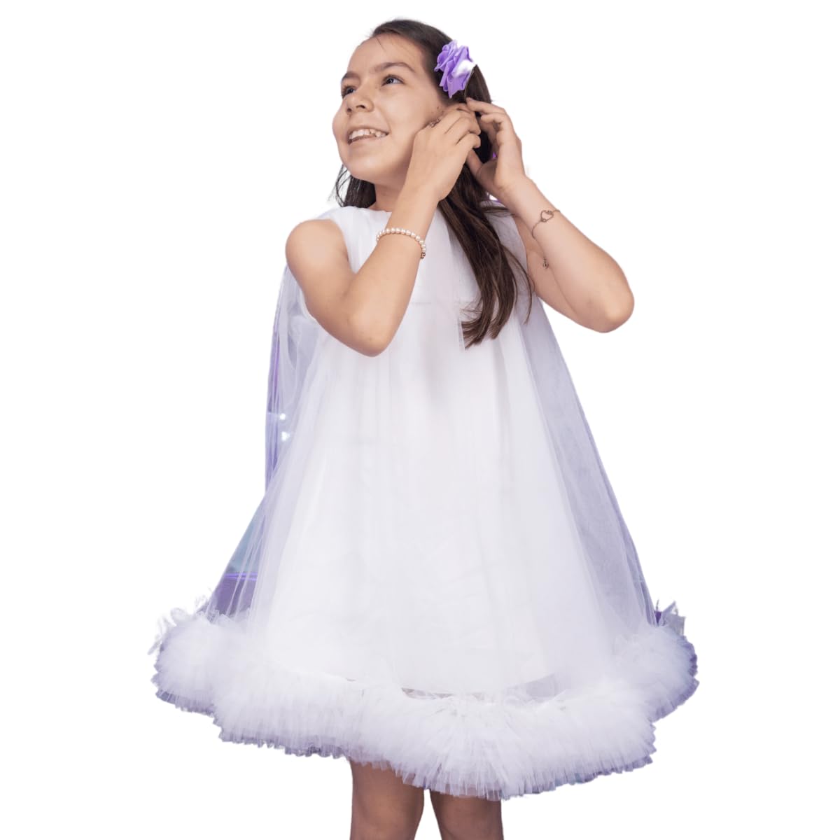 Short Puffy Tulle Dress Girl - G0116