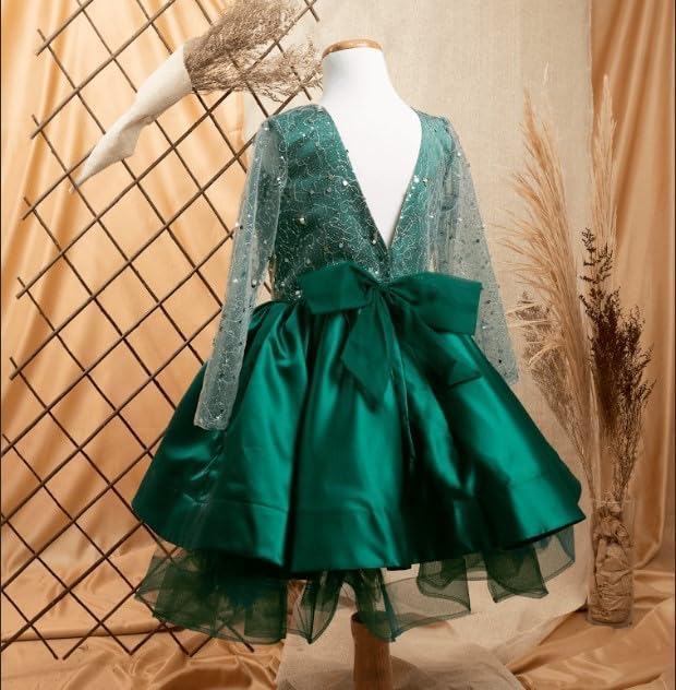 Sparkling Satin Princess Dress - G0121