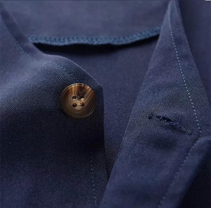 Boys Suit Casual Blue Set Vest + Pants + Light Blue Dress Shirt - B0015