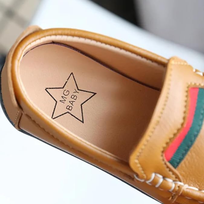 Boys Dress Loafer Shoes Casual Leather Shoes Slip-On Comfort - S0020