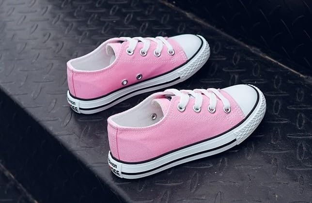 Girl's Canvas Sneakers Casual Style Back to School Shoes - S0024