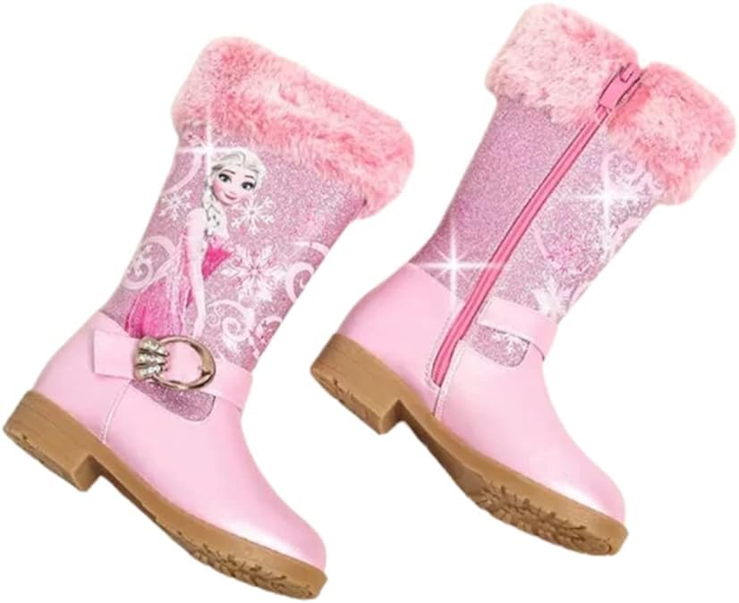 Girl's Winter boots with velvet of Princess High Boots - S0030
