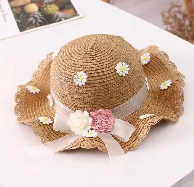 Braided Straw hat and Bag for Girls Summer 2024