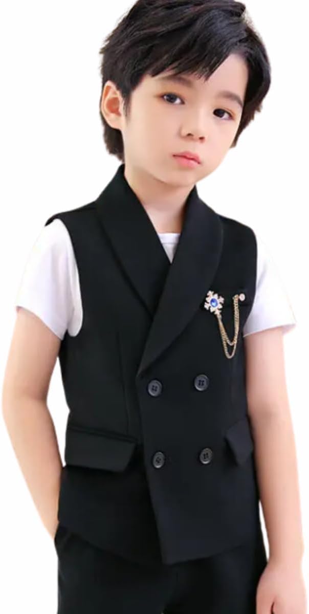 Boys Vest Set + Pants | Spring/Summer Suit Set - B0017