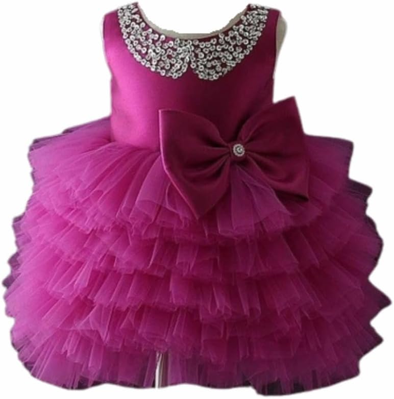 Short tulle layered party dress for girls - G0117