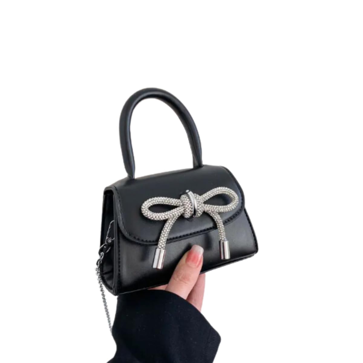 Fashion Mini Handbags PU Crossbody Coin Purse with chain jelly