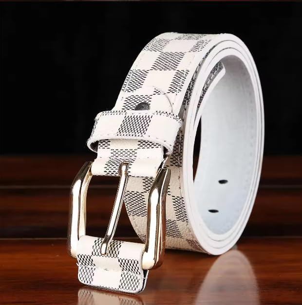 Trendy Checkered Men's Belt