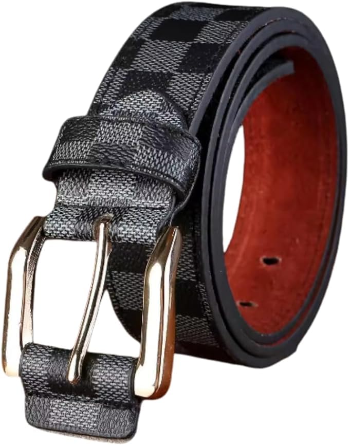 Trendy Checkered Men's Belt