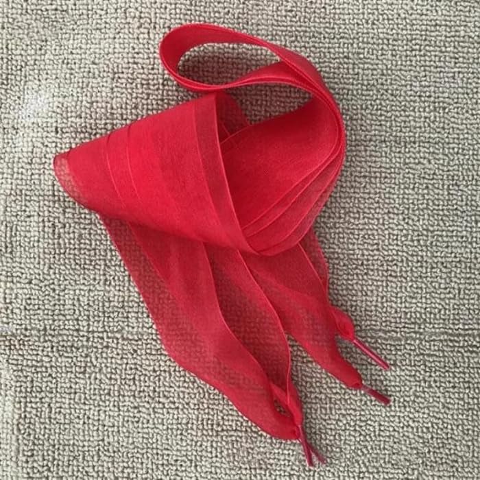 6 pairs of Flat Lace Chiffon Shoelaces for Kids and Adults