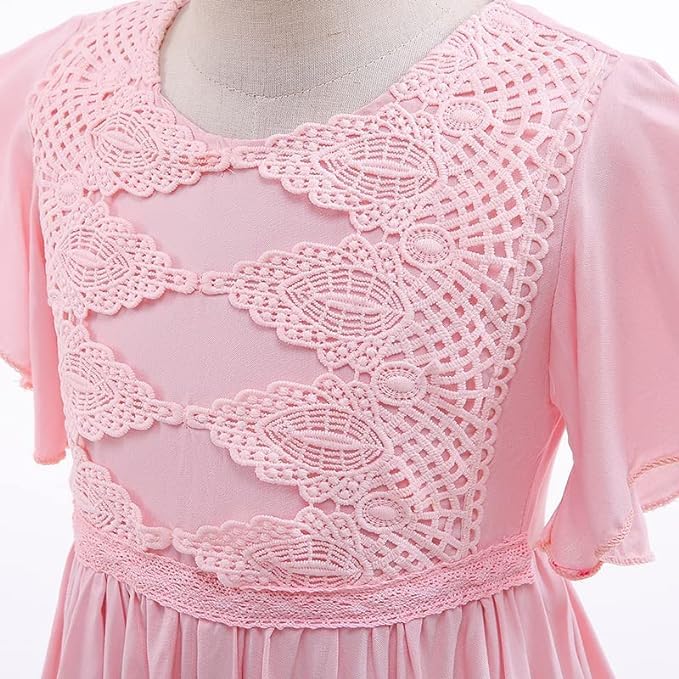 Boho Maxi Dress Dress for Girls A-line - Spring Dresses - G0020