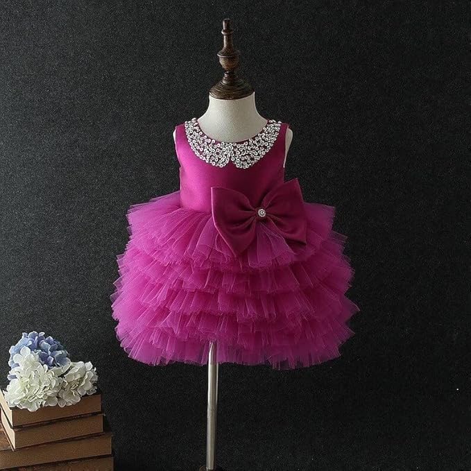 Short tulle layered party dress for girls - G0117