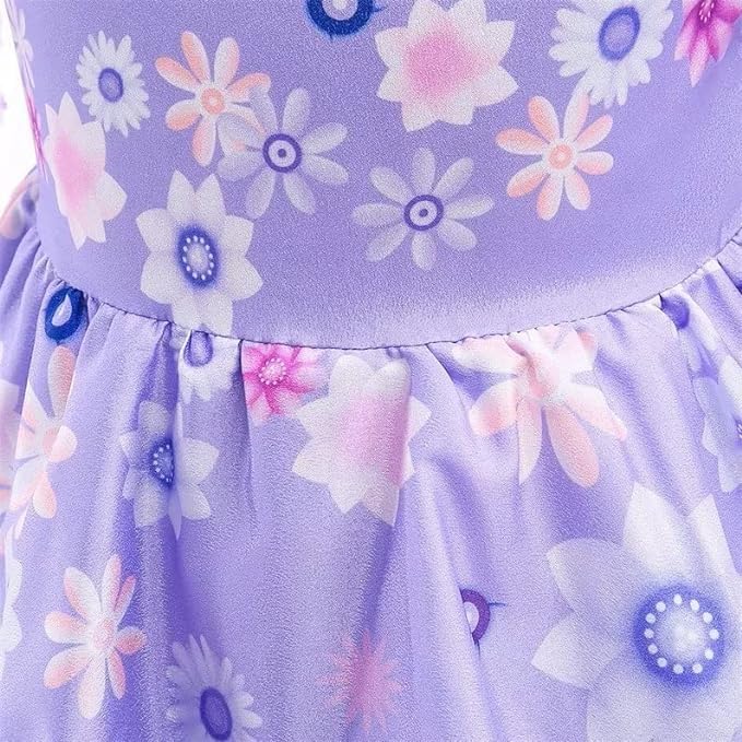 Isabela Madrigal Cosplay Costume for Girls Princess Dress