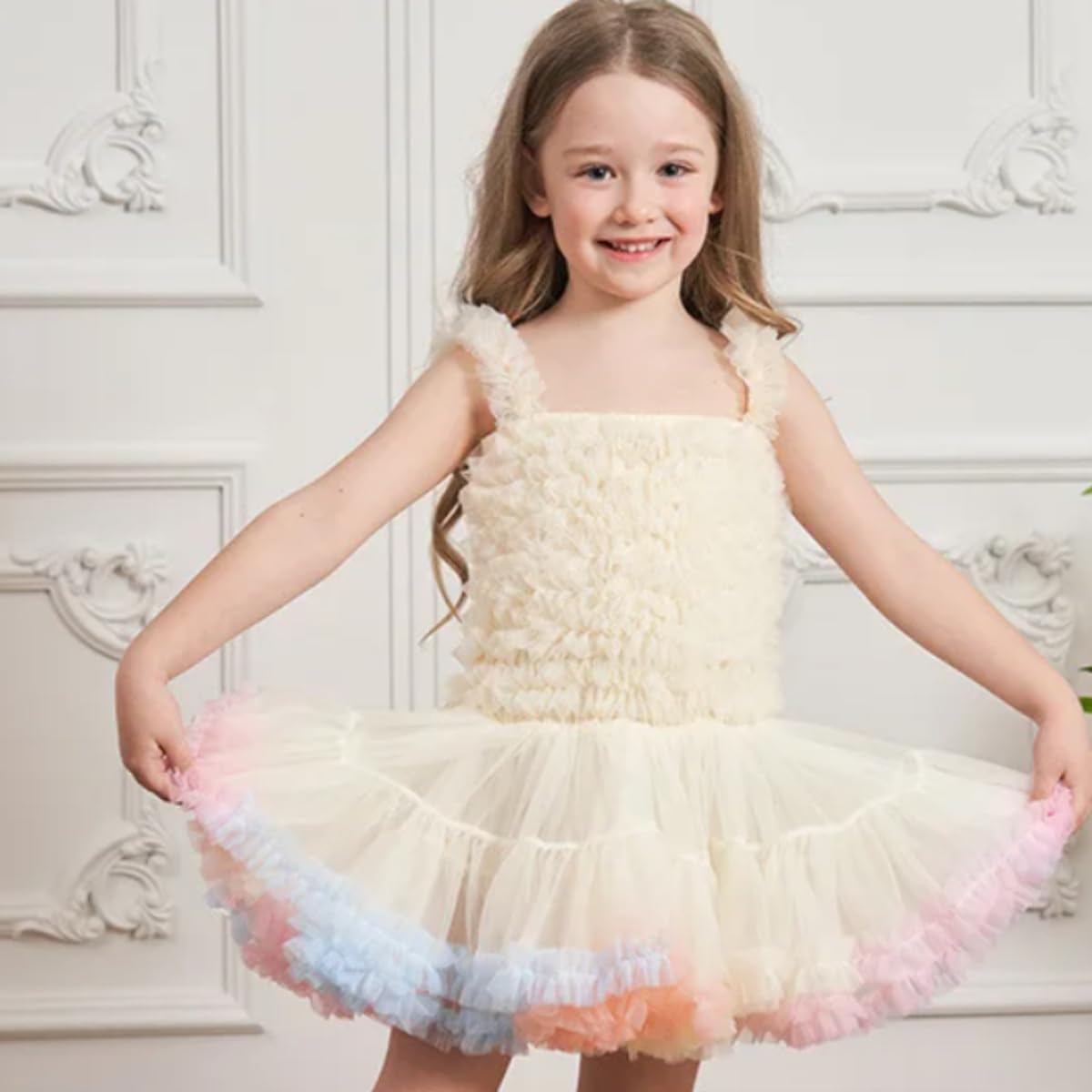Tulle tutu skirt summer dress for girls - G0132