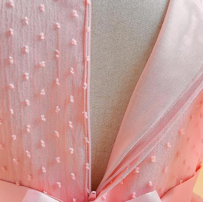 Princess Dress Long Sleeve Puffed Shoulders for Girls - G0098